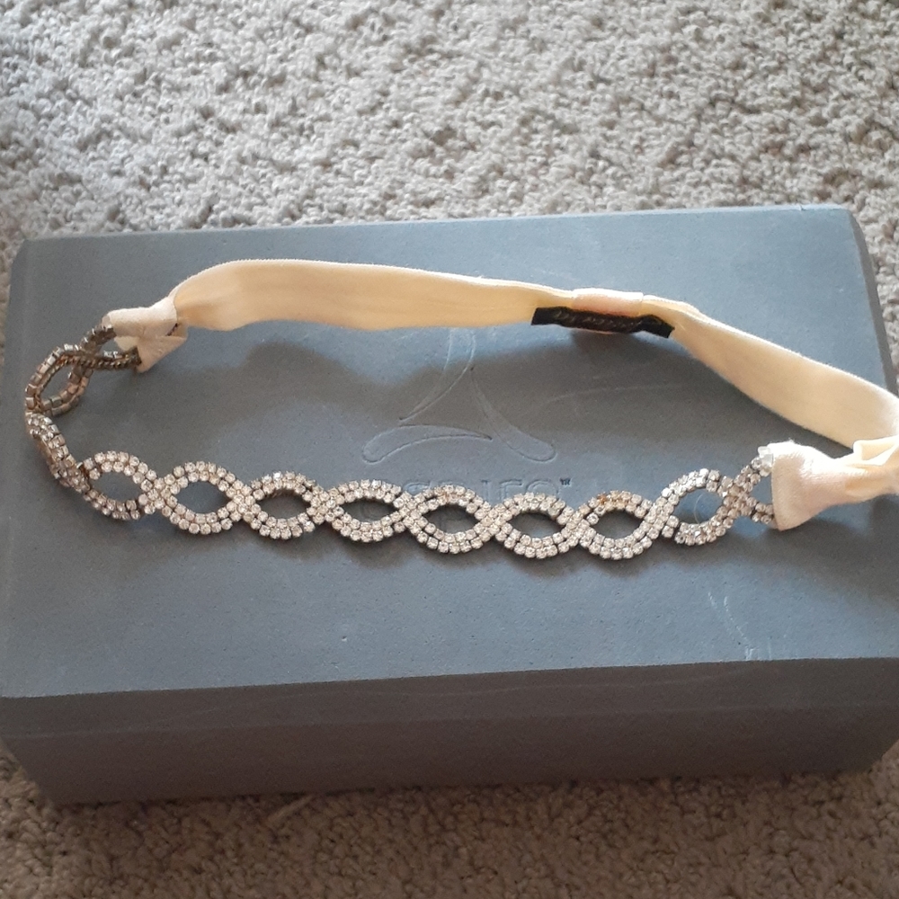 Faux Diamond Jewel Headband Crystal Crown Tiara